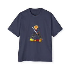 Dragon Ball Z Men's Heavy Oversized Tee - Anime Graphic T-Shirt