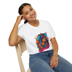 radha_krishna devotional  Printed T-Shirt - Colorful Design for Creative Souls