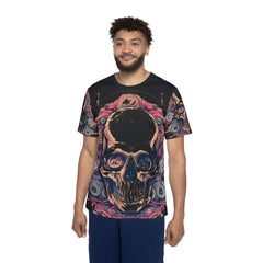 Skull Graphic Men's Sports Premium Jersey - Unique Athletic Wear for Casual Style