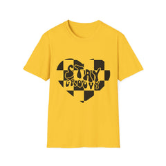 Stay Groovy Printed English quotes Unisex Softstyle T-Shirt - Retro Vibe Tee